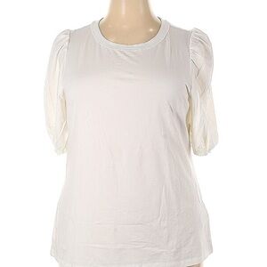 Amazon Essentials White Puff Sleeve Top